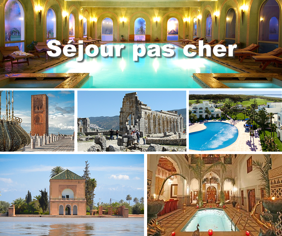 Séjour Maroc pas cher, Hotels, Spa, Riad, Golf